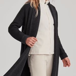 Allbirds, The Cardi - Long Natural Black W, XL